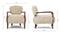 Cabana - Cabana Chair, Almond Long Hair Sherpa and Walnut