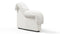 DS 600 - DS 600 Left End Module, Armrest, White Boucle