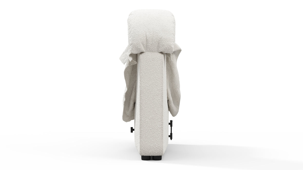 DS 600 - DS 600 Intermediate Module, Armless, White Boucle