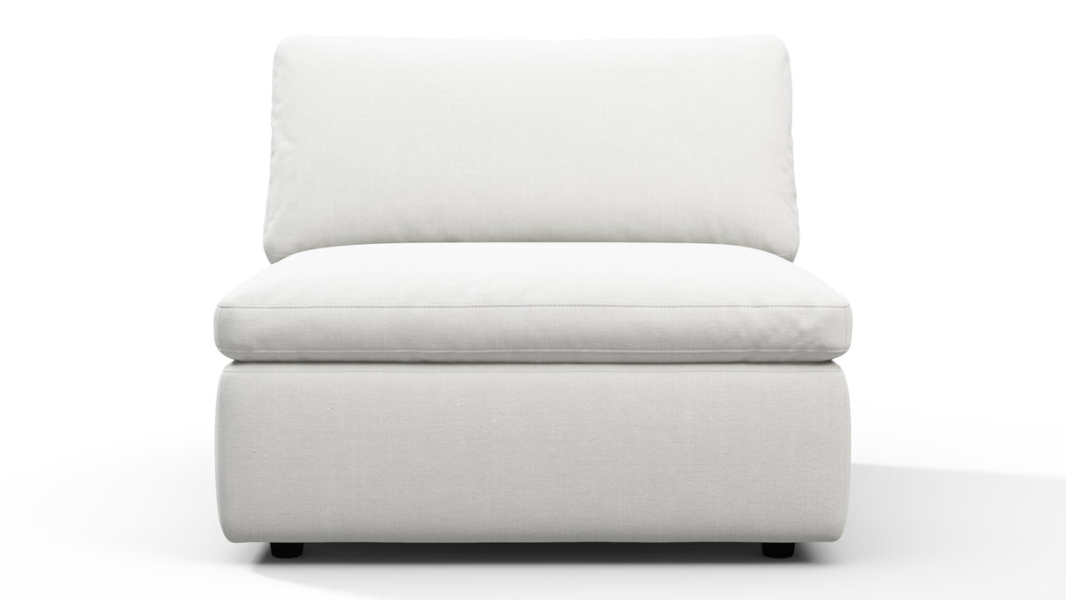 Sky - Sky Sofa Module, Armless, White Linen