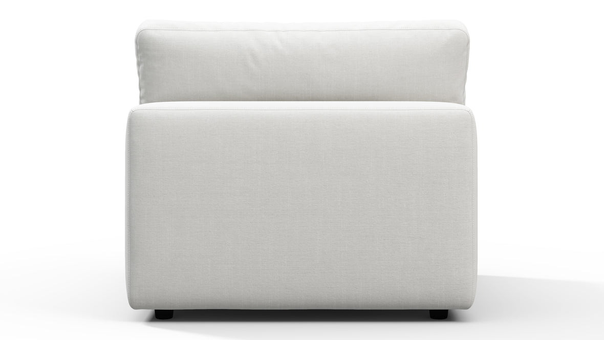 Sky - Sky Sofa Module, Armless, White Linen