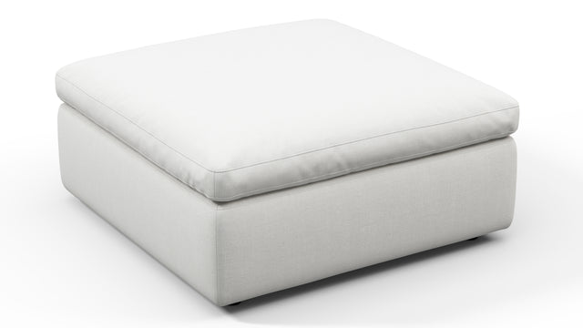 Sky - Sky Sofa Module, Ottoman, White Linen