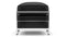 Corbusier - Corbusier Petit Modele Ottoman, Midnight Black Premium Leather