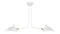Mouille Ceiling - Mouille Two Arm Ceiling Light, White