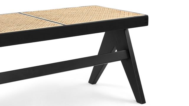 Jeanneret - Jeanneret Bench, Black