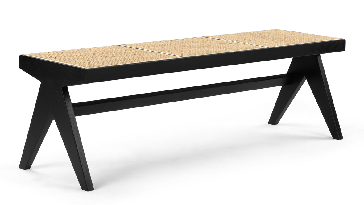 Jeanneret - Jeanneret Bench, Black