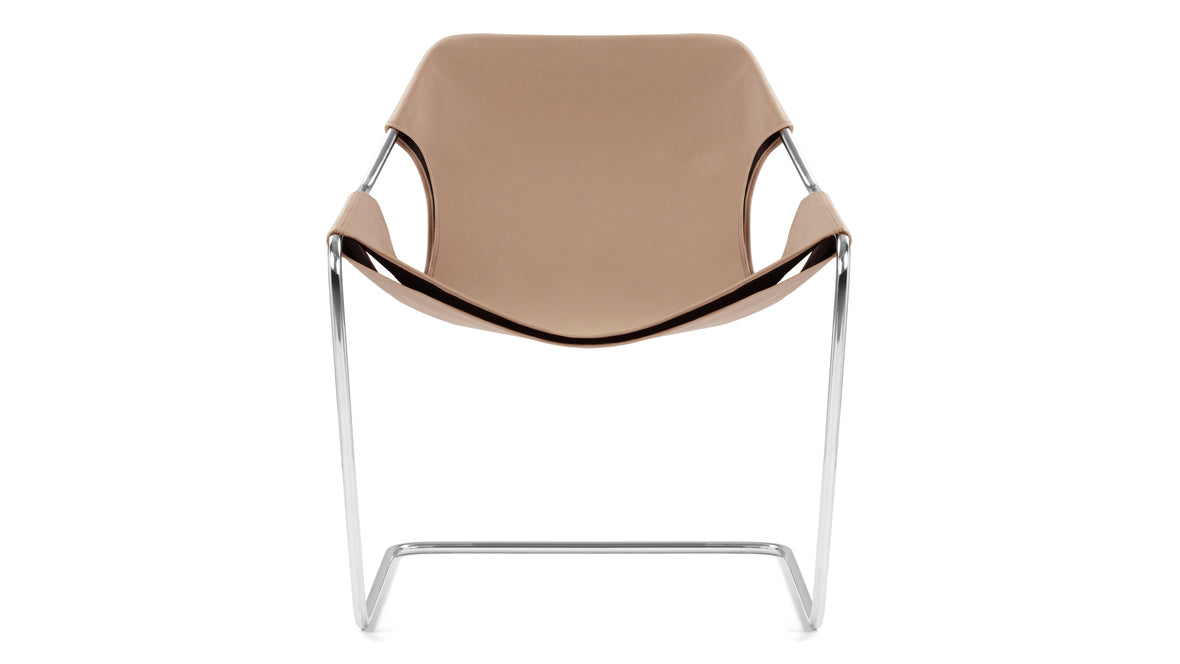 Paulistano - Paulistano Chair, Butterscotch Vegan Leather & Chrome