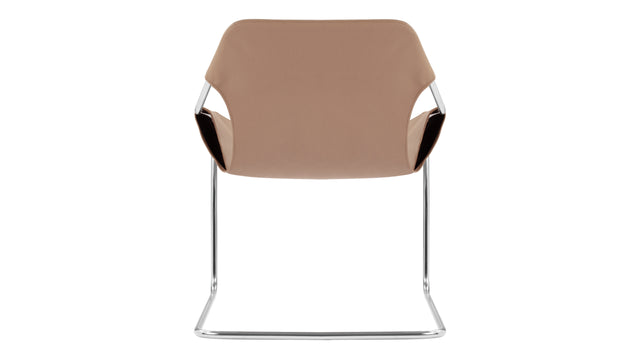 Paulistano - Paulistano Chair, Butterscotch Vegan Leather & Chrome