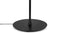 Glo Ball - Glo Ball Floor Lamp, Frosted Glass, Black