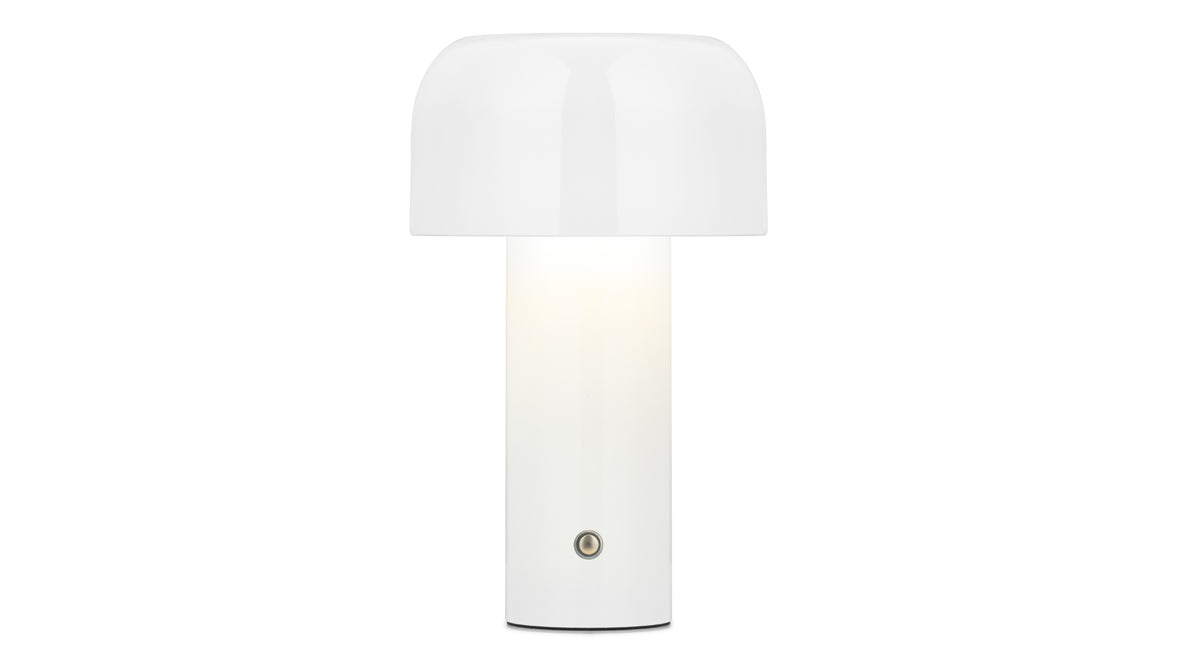 Bell - Bell Table Lamp, White