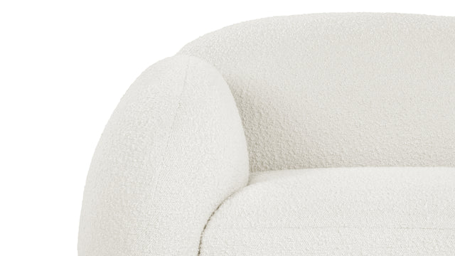 Sundae Lounges - Sundae Lounges Sofa Module, Armrest, Left, White Boucle