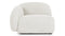 Sundae Lounges - Sundae Lounges Sofa Module, Armrest, Left, White Boucle