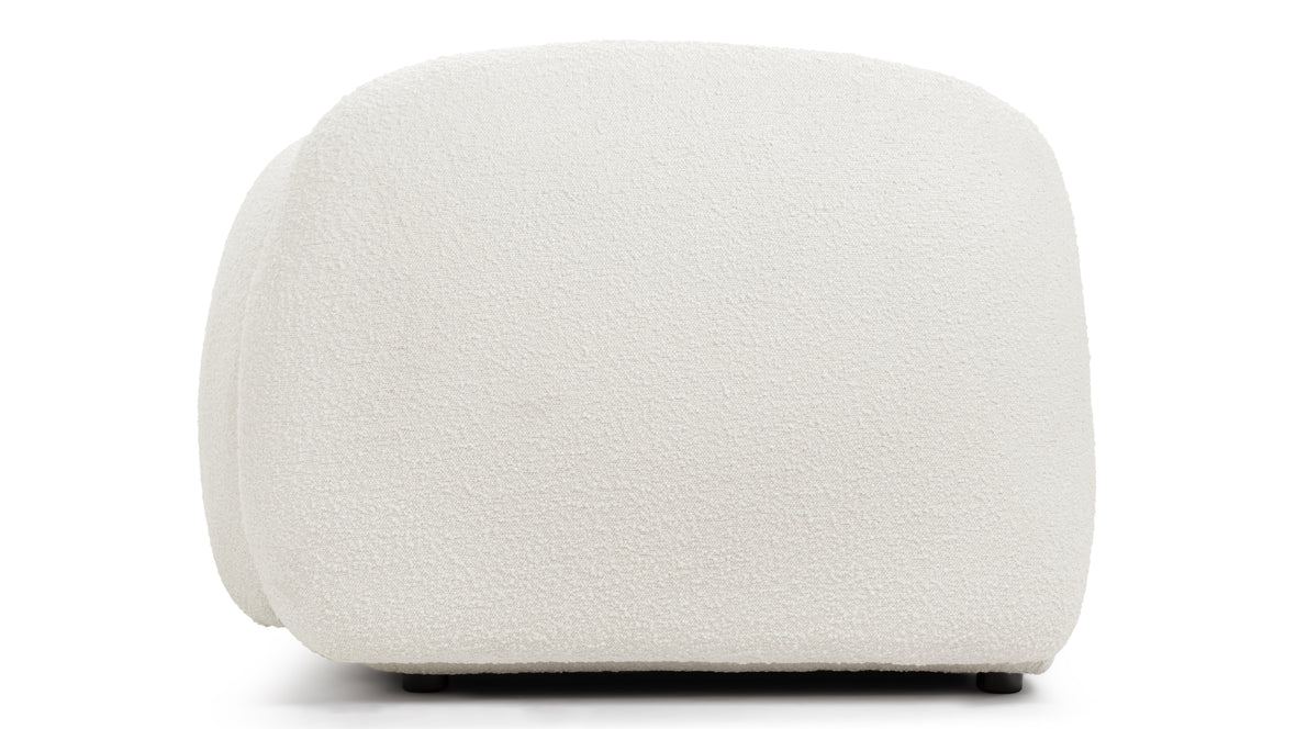 Gigi - Gigi Sofa Module, Armrest, Right, White Boucle