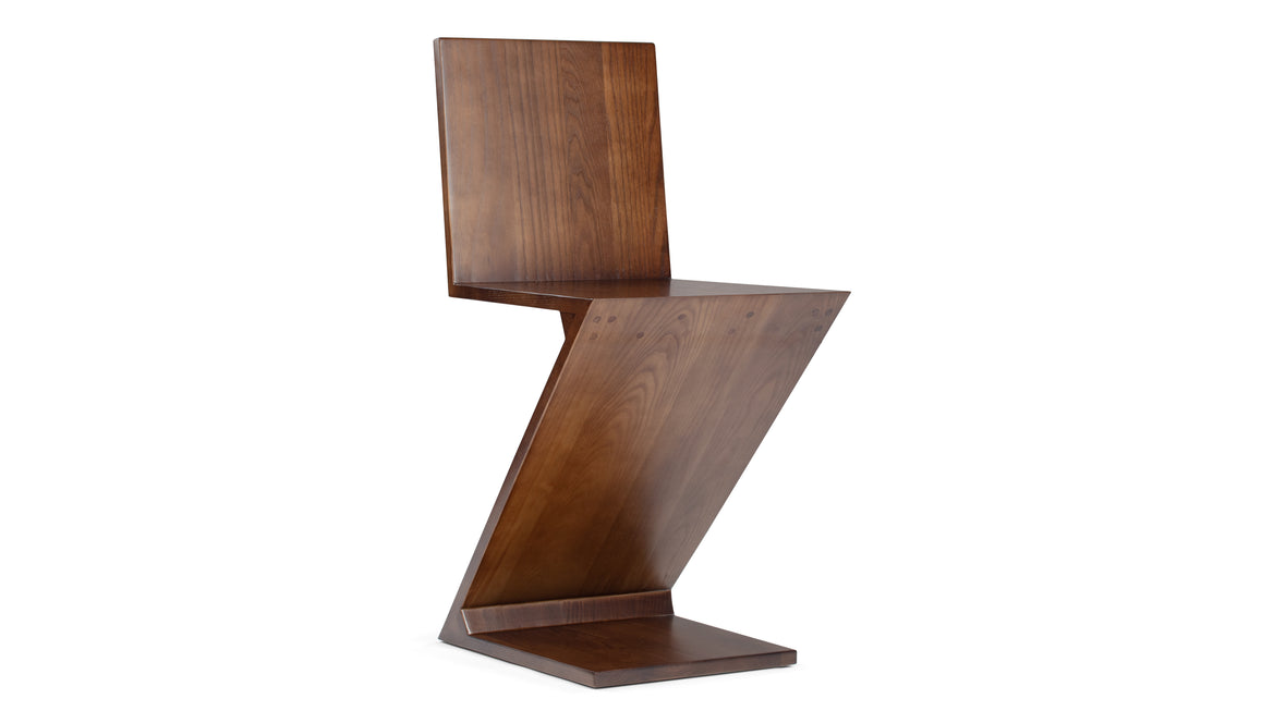 Zig Zag - Zig Zag Chair, Walnut