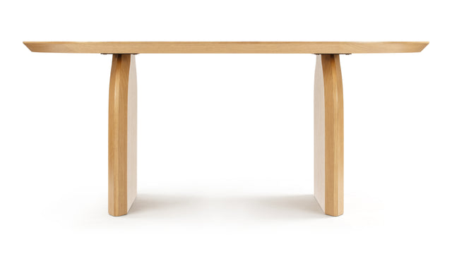 Luna - Luna Oval Dining Table, Oak, 70in