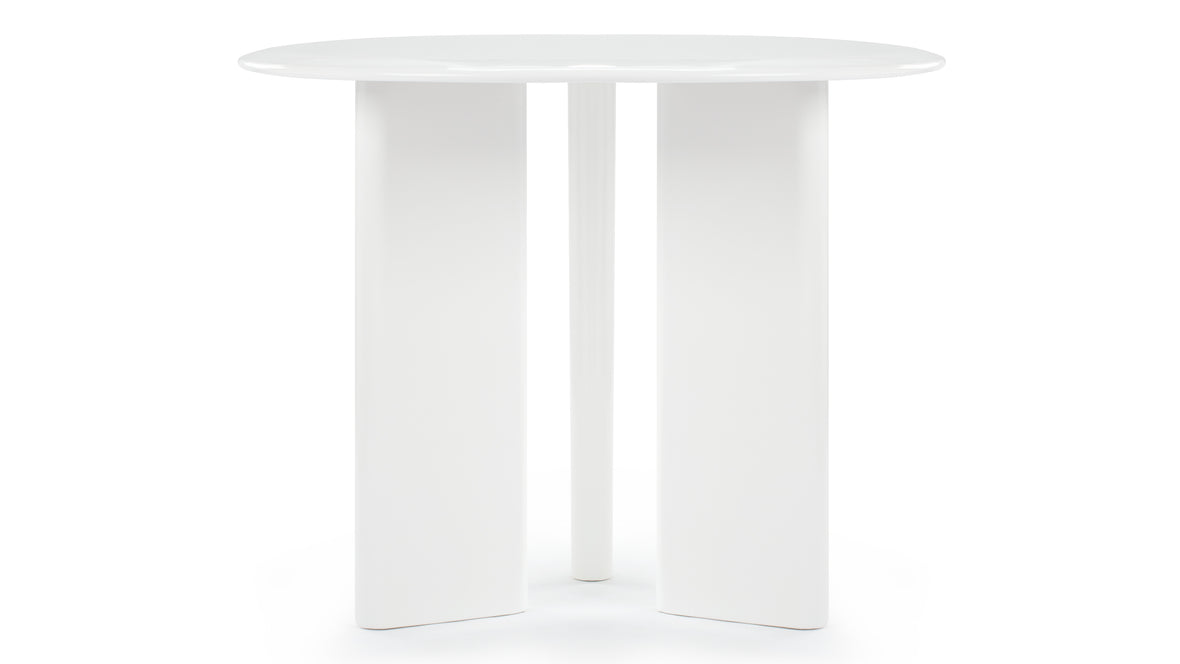 Estee - Estee Dining Table, Matte Ivory