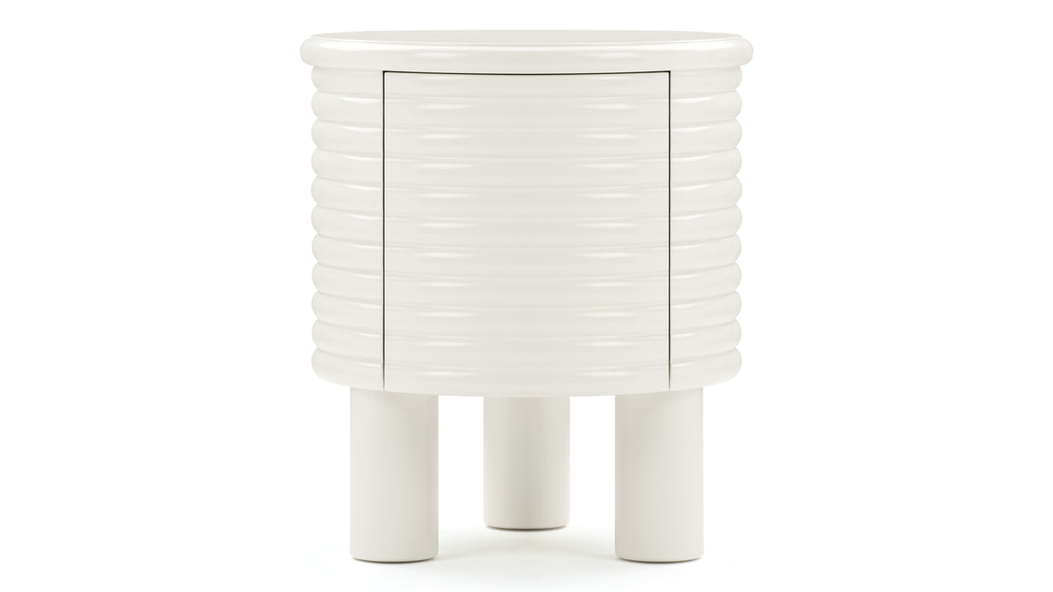 Odette - Odette Nightstand, Ivory