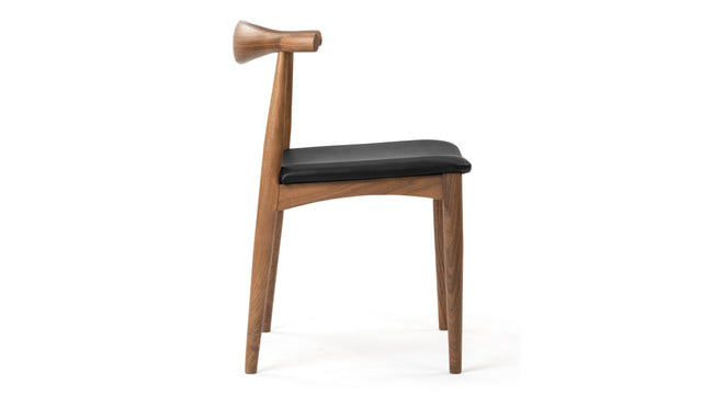 Elbow - Elbow Chair, Walnut, Wide Version