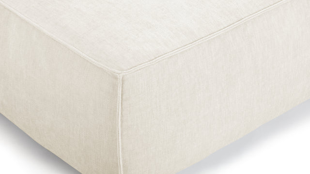 Extrasoft - Extrasoft Sectional Module, Small Seat, Ivory Chenille