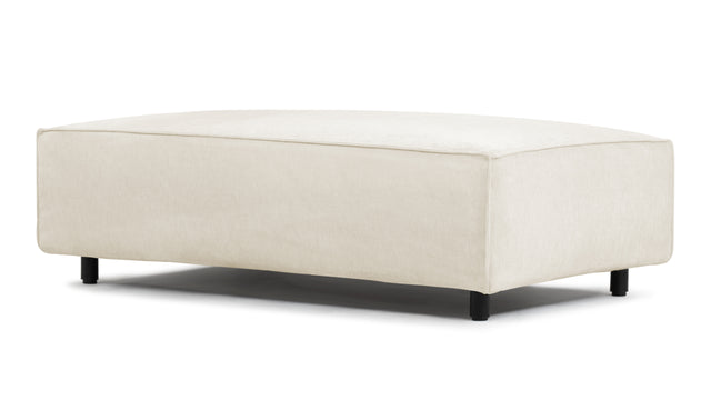 Extrasoft - Extrasoft Sectional Module, Medium Seat, Ivory Chenille