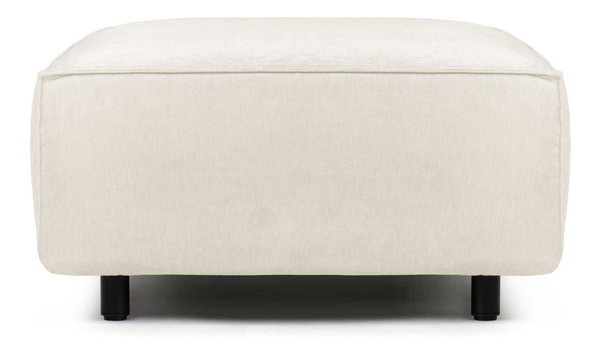 Extrasoft - Extrasoft Sectional Module, Medium Seat, Ivory Chenille