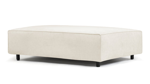 Extrasoft - Extrasoft Sectional Module, Large Seat, Ivory Chenille