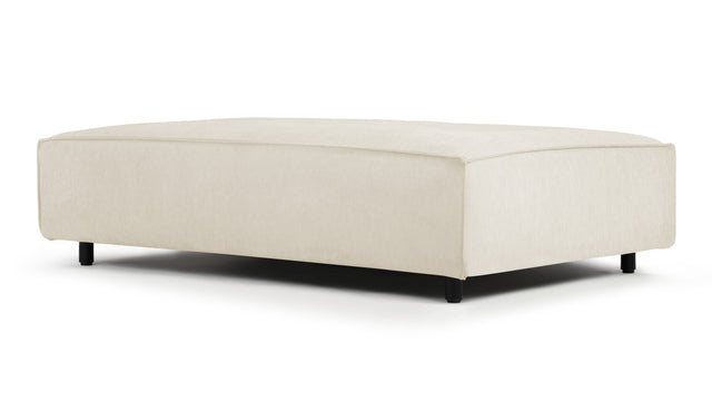 Extrasoft - Extrasoft Sectional Module, Extra Extra Large Seat, Ivory Chenille