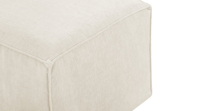 Extrasoft - Extrasoft Sectional Module, Small Armrest, Ivory Chenille