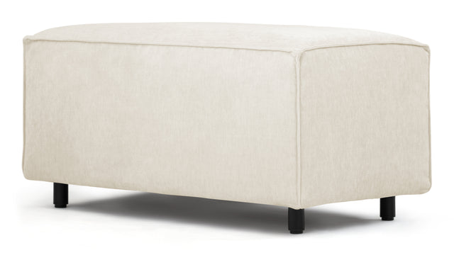 Extrasoft - Extrasoft Sectional Module, Small Armrest, Ivory Chenille