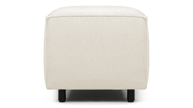 Extrasoft - Extrasoft Sectional Module, Small Armrest, Ivory Chenille