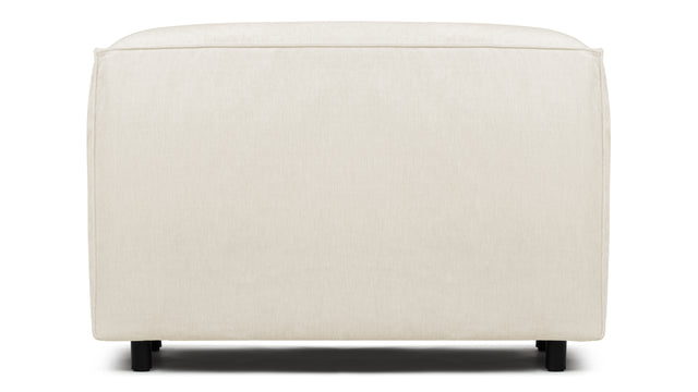 Extrasoft - Extrasoft Sectional Module, Small Backrest, Ivory Chenille