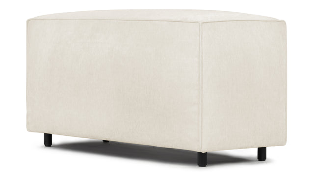 Extrasoft - Extrasoft Sectional Module, Large Backrest, Ivory Chenille