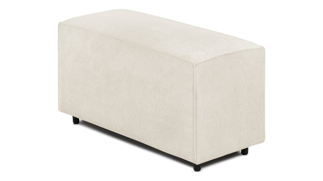 Extrasoft - Extrasoft Sectional Module, Large Backrest, Ivory Chenille