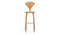 Norman - Norman Bar Stool, Oak, 29.5