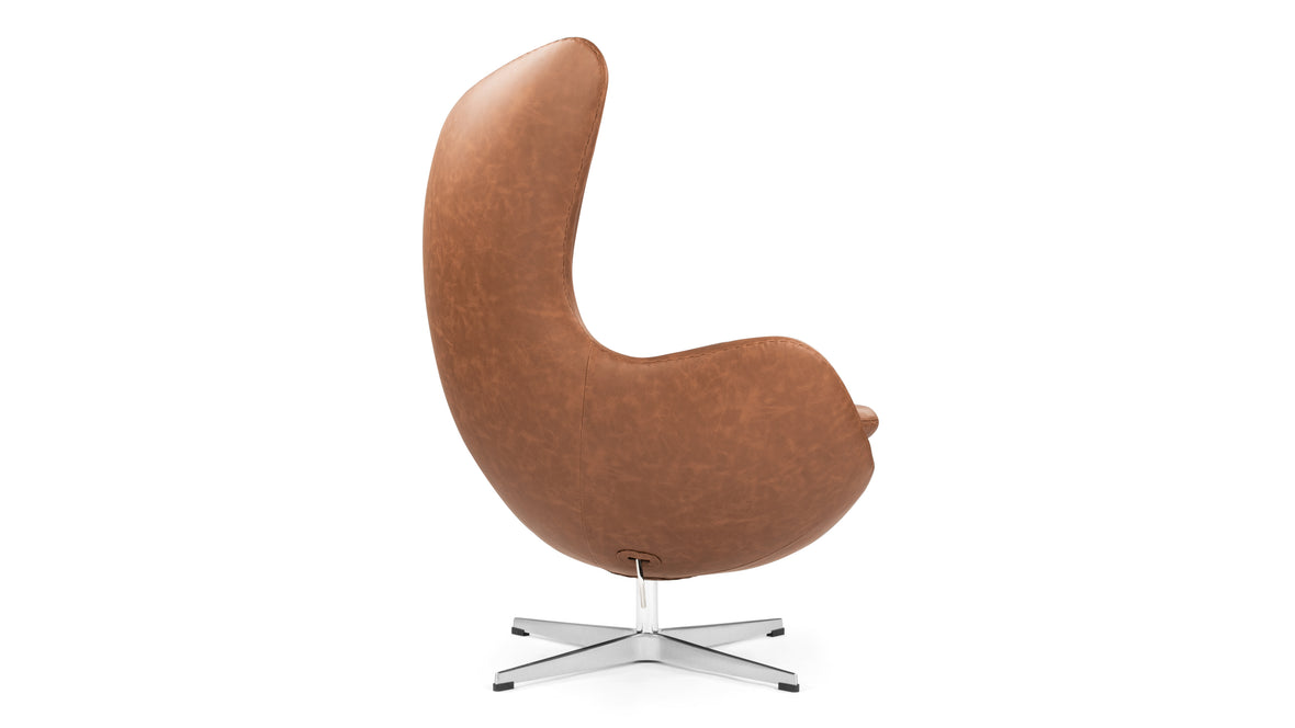 Arne - Arne Chair, Chestnut Vegan Leather