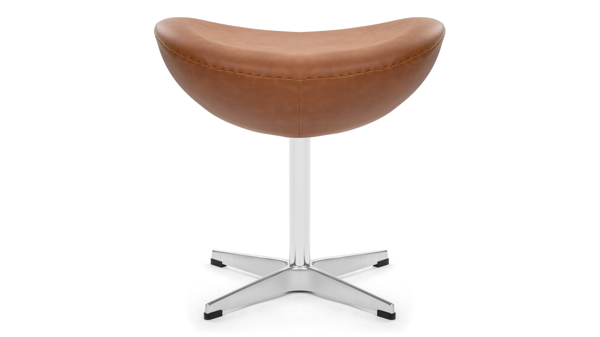 Arne - Arne Ottoman, Chestnut Vegan Leather