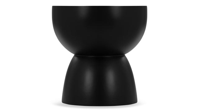 Aura - Aura Side Table, Black Concrete