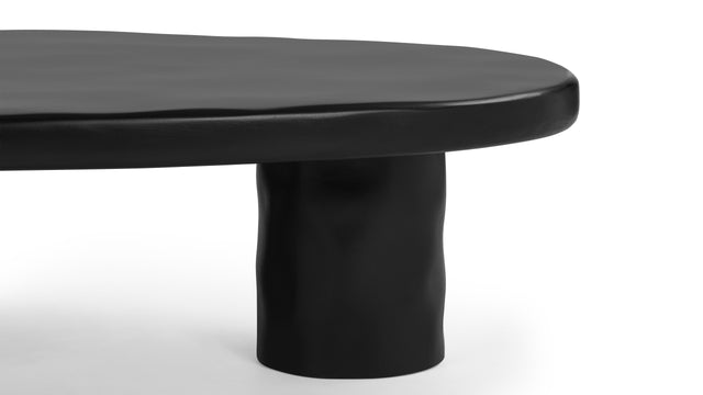 Aster - Aster Outdoor Coffee Table, Black Concrete