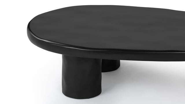 Aster - Aster Outdoor Coffee Table, Black Concrete