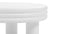 Tor - Tor Round Coffee Table, White Concrete