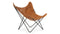 Butterfly - Butterfly Chair, Distressed Brown Premium Leather