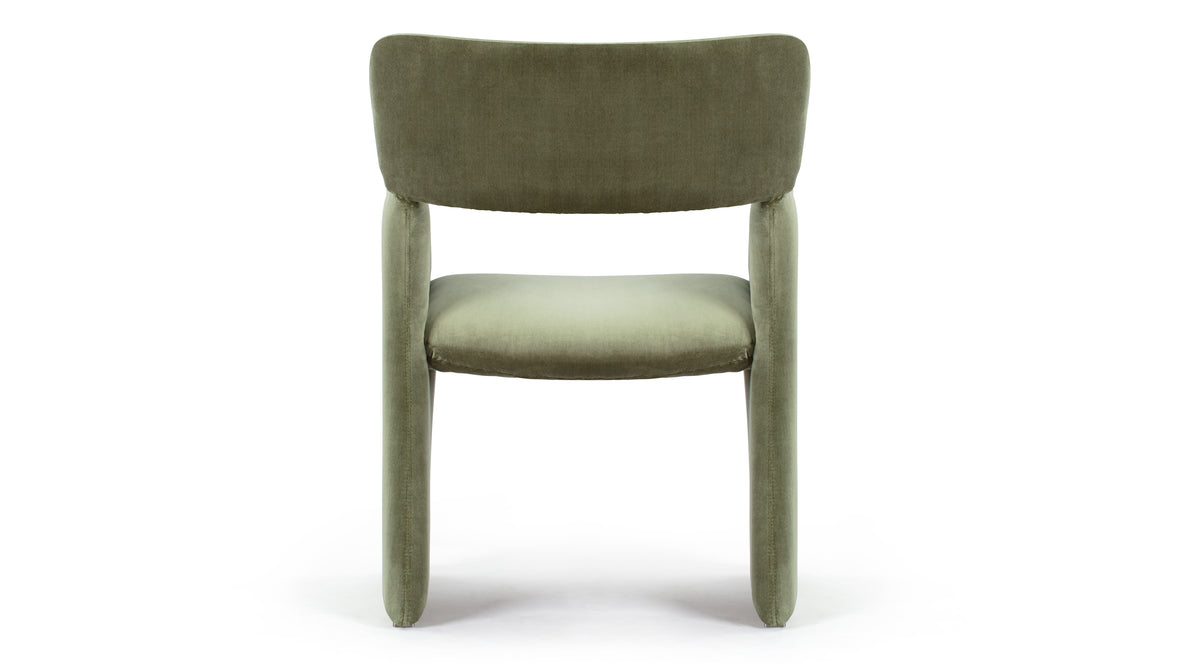 Crown - Crown Armchair, Olive Green Velvet