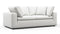 Sky - Sky Two Seater Sofa, White Linen