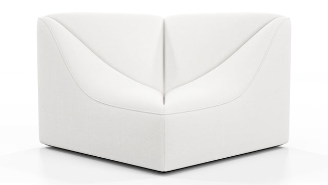 Dune - Dune Sofa Module, Corner, Ivory Linen