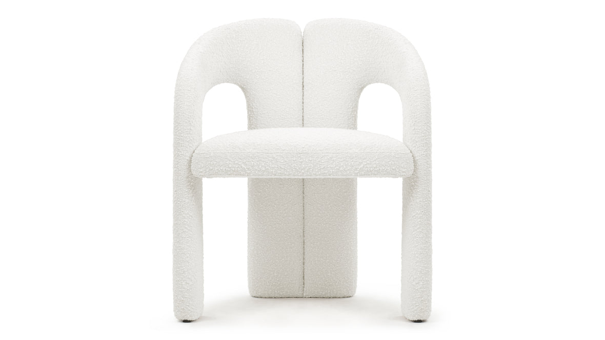 Dudet - Dudet Chair, White Boucle