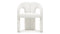 Adele - Adele Chair, White Boucle