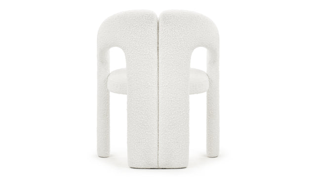 Dudet - Dudet Chair, White Boucle