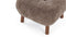 Petra - Petra Ottoman, Cappuccino Luxe Sheepskin