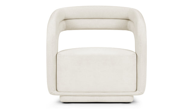 Chloe - Chloe Lounge Chair, Oatmeal Brushed Weave