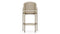 Esme - Esme Counter Stool, Latte Vegan Suede and Brushed Brass